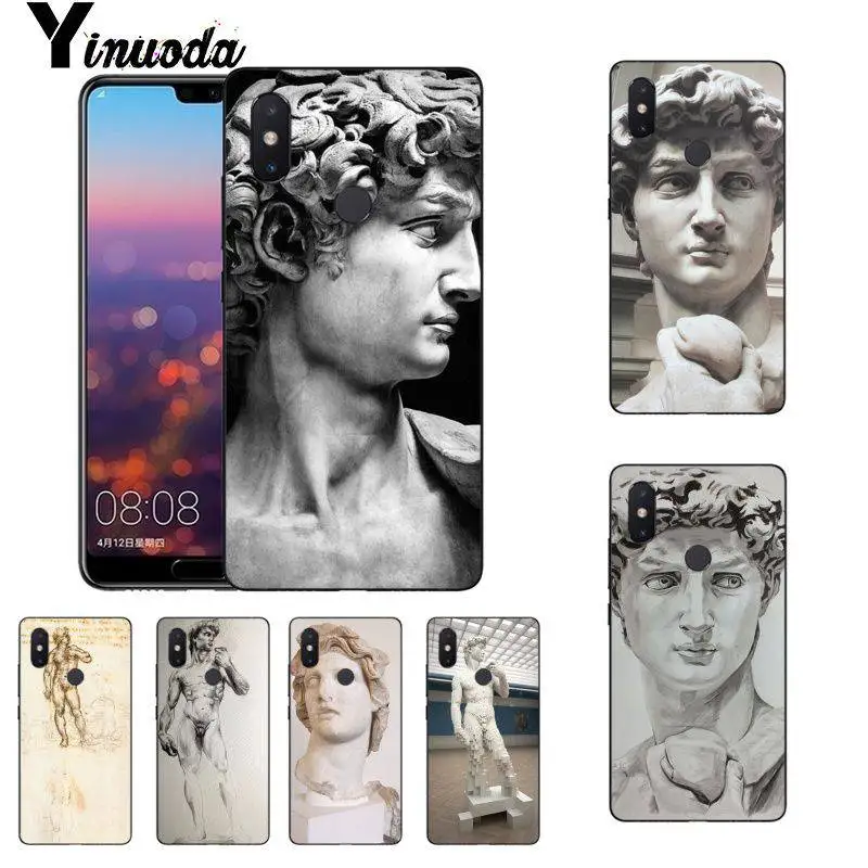 

Yinuoda Statue Michelangelo david Top Detailed Coque Phone case for Xiaomi Mi 6 Mix2 Mix2S Note3 8 8SE Redmi 5 5Plus Note4 4X 5