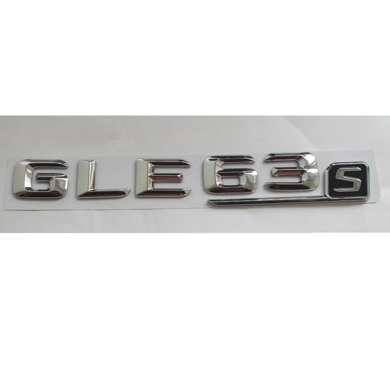 Хромированные значки GLE63s с надписью эмблемы для багажника Badge Mercedes GLE63 S |