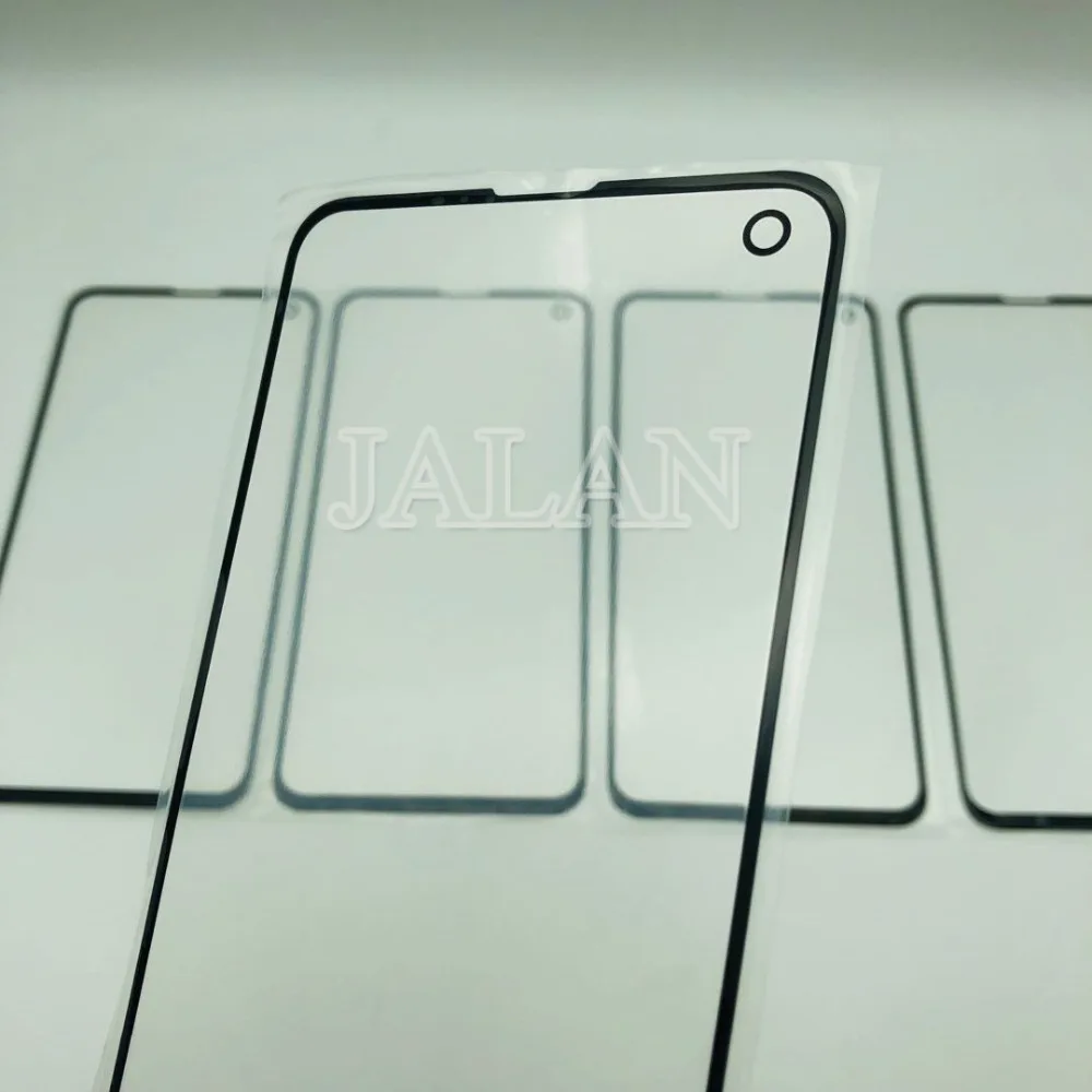 JALAN 5 шт. Переднее стекло+ ОСА для samsung Galaxy G970 s10E Замена поврежденного стекла ремонт