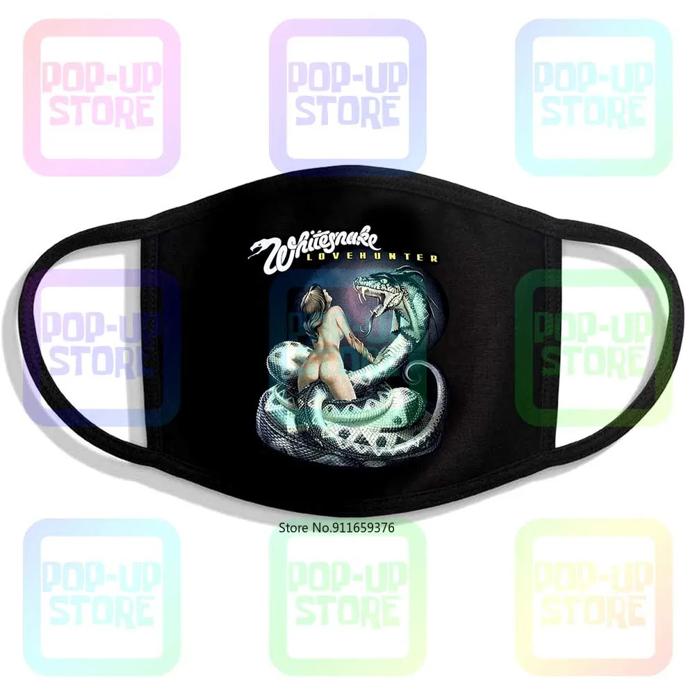 Snake Lovehunter Hard Rock Band Coverdale Deepnew Printing Washable Breathable Reusable Cotton Mouth Mask | Аксессуары для одежды