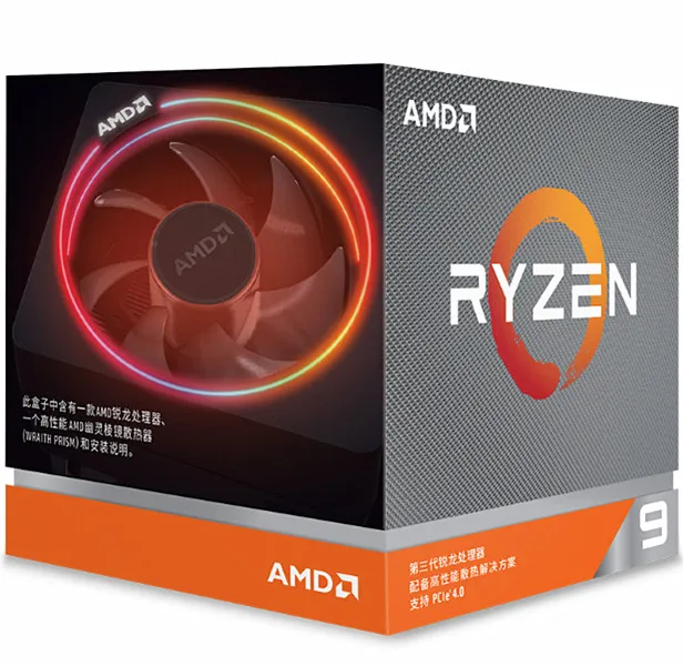 AMD Ryzen 9 3900X R9 3900X3,8 GHz 12 nhosleos 24 hilos procesador de cpu 7NM L3 = 64M AM4 con ventilador enfriador