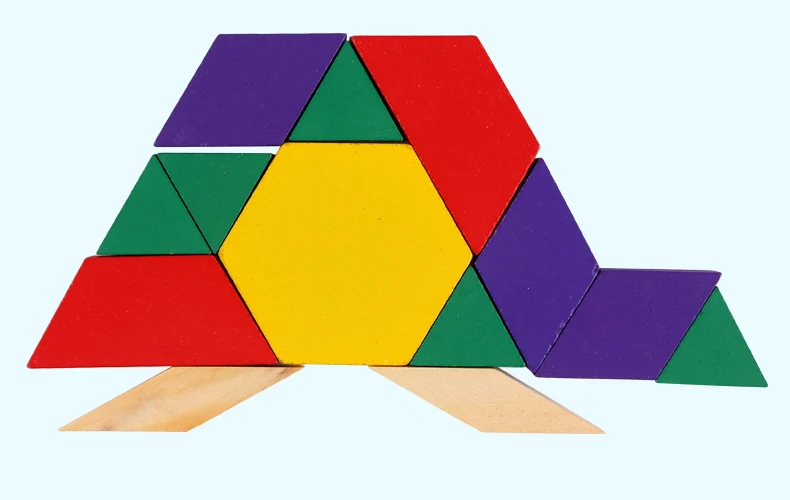 125 шт. деревянные головоломки Детские геометрические головоломки деревянные игрушки для детей