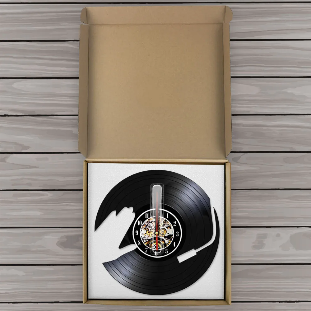 DJ музыка Виниловая пластинка LP настенные часы 3D ночной Светильник вечерние танцевальный зал Декор винтажные часы Музыкальный клуб подарок для DJ