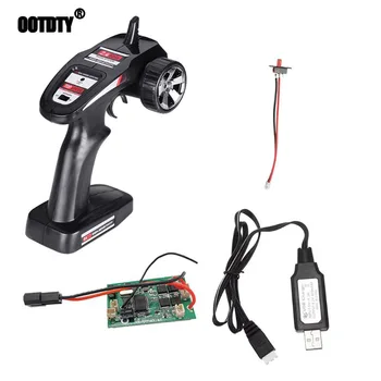 

RC4GS 2.4G 4CH 400M Remote Controller Transmitter R6Fg Gyro Inside Receiver