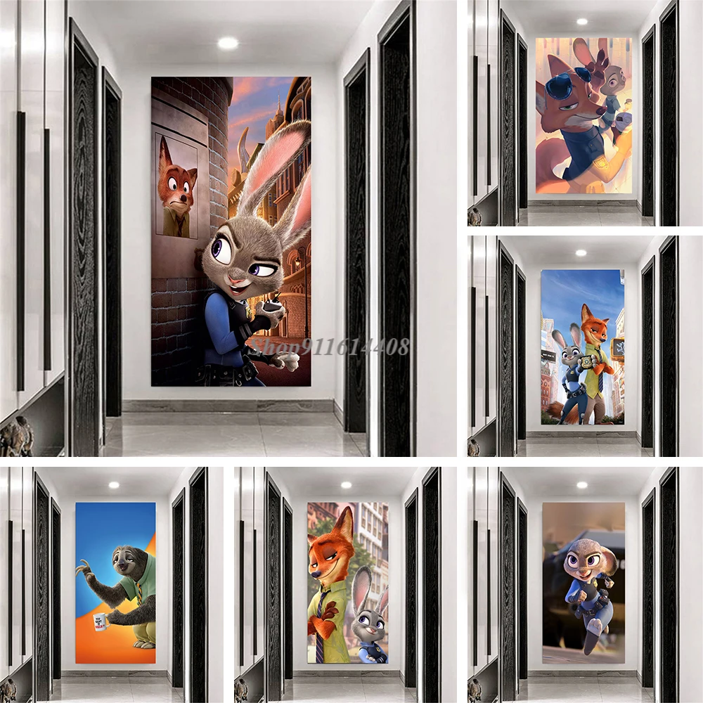 

Disney классический мультфильм аниме Сумасшедший зоопарк холст живопись настенный художественный плакат и принты картина для детей Спальня Гостиная Декор
