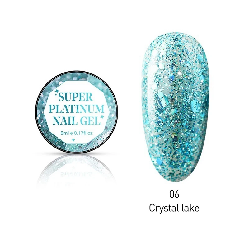 as shown Nail Art Soak Off UV светодиодный гель лак с блеском для ногтей гель-блеск косметический инструмент для ногтей Пудра для ногтей модный бриллиантовый Гель-лак с блестками - Цвет: as shown