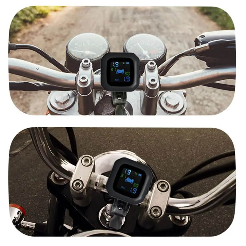 Беспроводной мотоцикл система контроля давления в шинах TPMS супер водонепроницаемый беспроводной высокоточный датчик давления в шинах