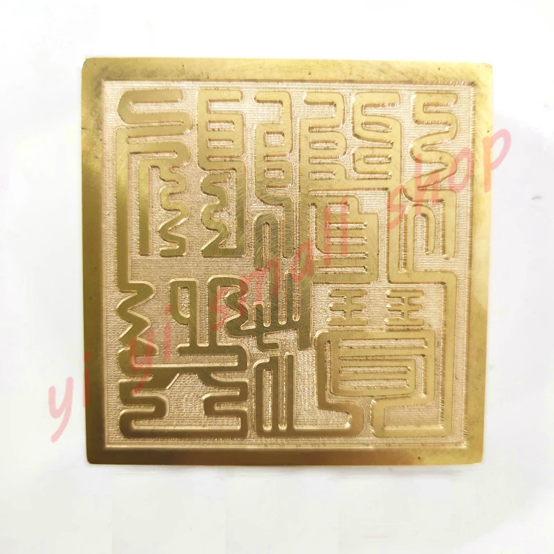 

Buddhist supplies, Buddhist implements Buddhist dharma, monk's treasure seal, three treasure seal, pure copper 5cm Dharma seal