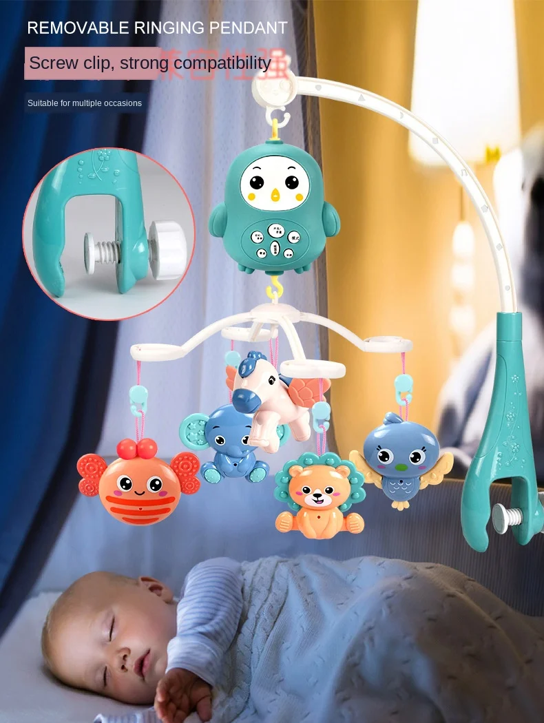 Support Rotatif Pour Mobile De Lit Bébé – Bras Blanc 85cm – Universel