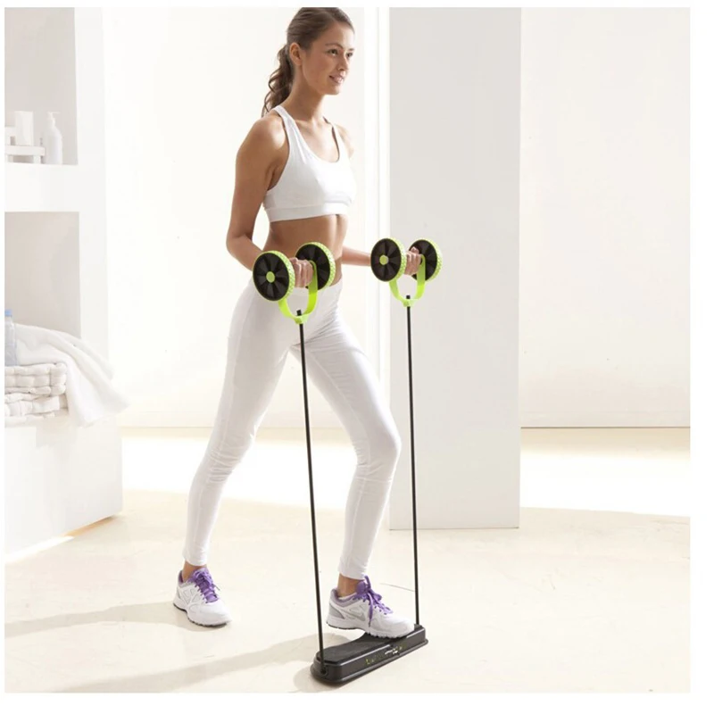 O футболисты брюшной рода Ab рода сделать Rolo com коврик Braço Perna Cintura Exercício Multi-funcional Equipamentos de Фитнес Exercíc