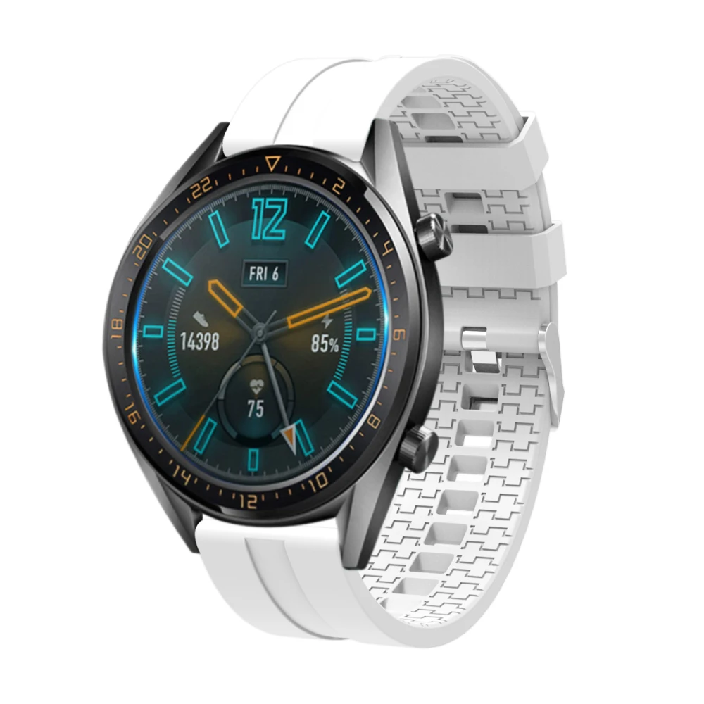 20 мм 22 мм силиконовый ремешок для samsung Galaxy Watch 42 мм 46 мм ремешок на запястье gear S3 S2 huami amazfit gtr bip huawei GT 2 браслет
