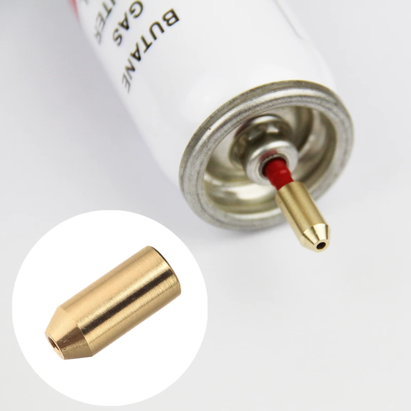 S.T Dupont Ligne 2/Gatsby용 밝은 사운드 가솔린 라이터, 재사용 가능한 특수 팽창식 헤드 황동 노즐 가스 어댑터, 구리 헤드 