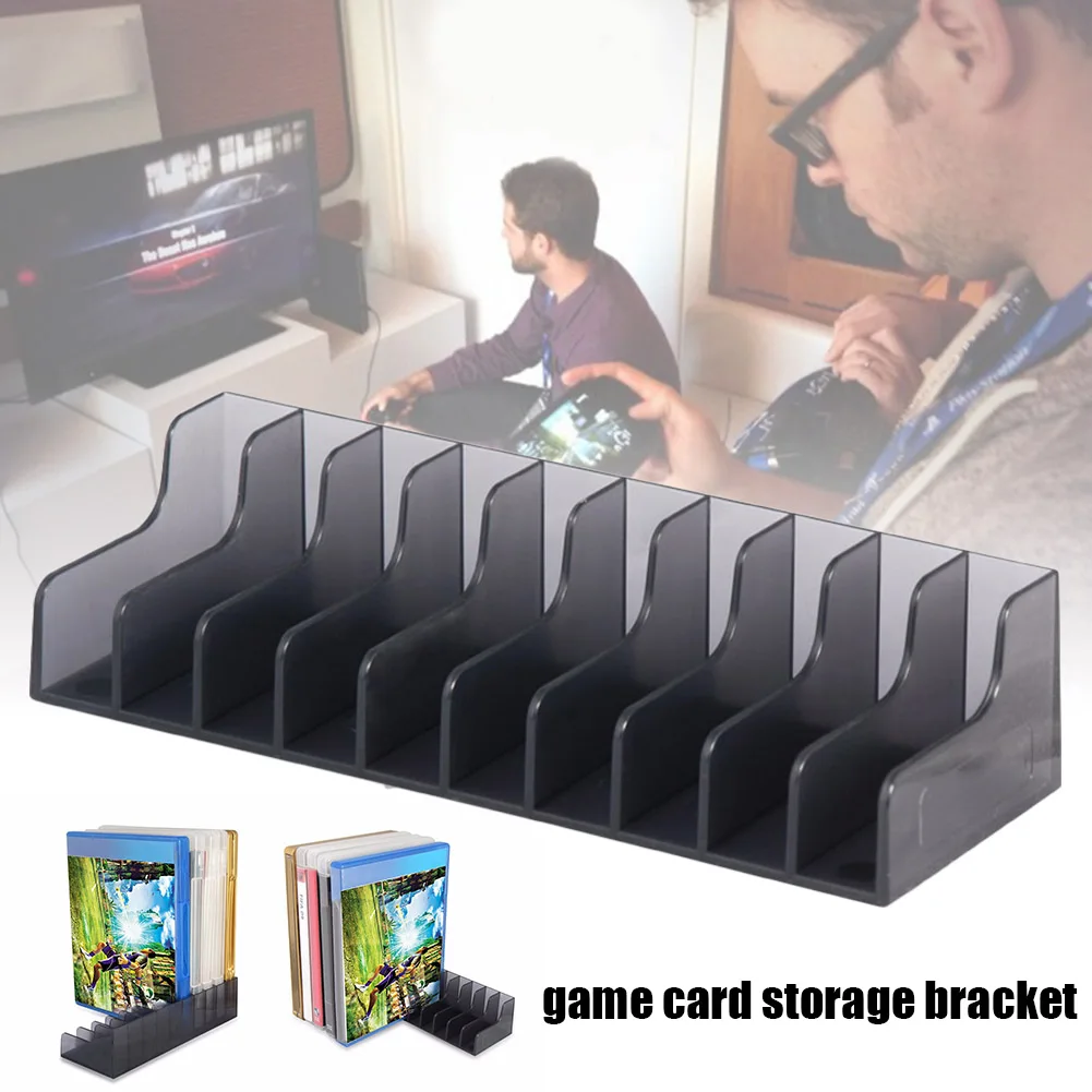 

2pcs Game Card Box Storage Stand 10 Slot Portable Storage Bracket for PS4 JLRL88