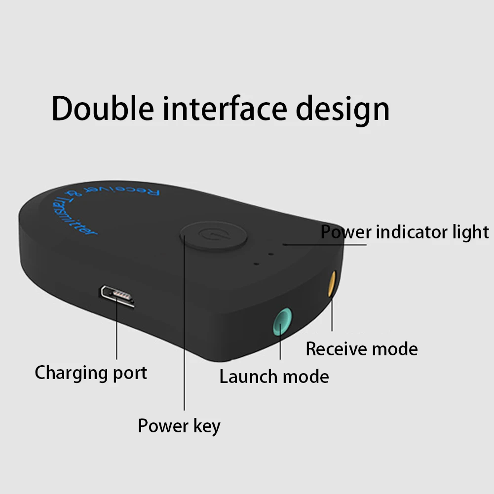 Bluetooth 4,2 Аксессуары для колонок приемник передатчик беспроводной мини-адаптер мобильный телефон домашний компьютер 3,5 мм ТВ перезаряжаемый