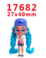 17682 30 шт мультфильм персонаж плоское украшение из смолы PR 17672 - Цвет: 17682