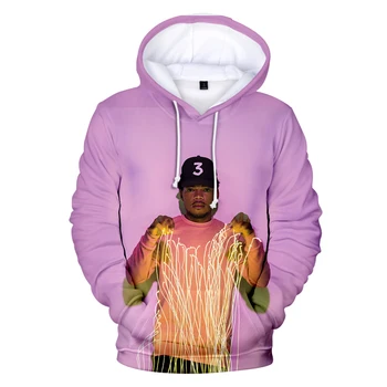 

Casual print 3D Chance The Rapper Hoodies Men Women Sweatshirts Fashion Autumn Hoodie Kids New pullovers boys girls purple Tops