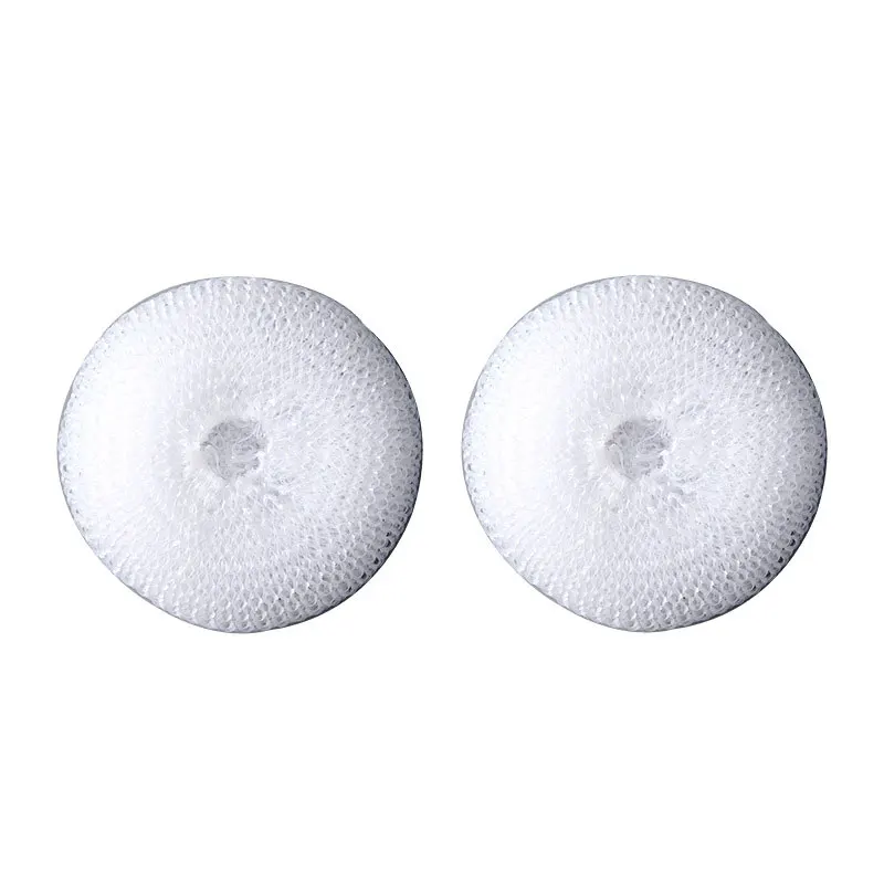 Long Handle Pot Brush Fashion Plastic Protective Cleaning Brush Gold Silk Ball Iron Pot Brush Kitchen Convenient Brush