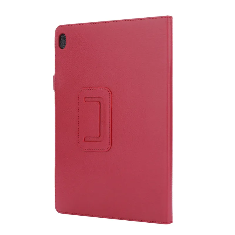 Чехол Funda для lenovo tab M10 10,1 чехол для планшета чехол из искусственной кожи с защелкой чехол для lenovo tab M10 TB-X605F TB-X605L Capa - Цвет: Красный