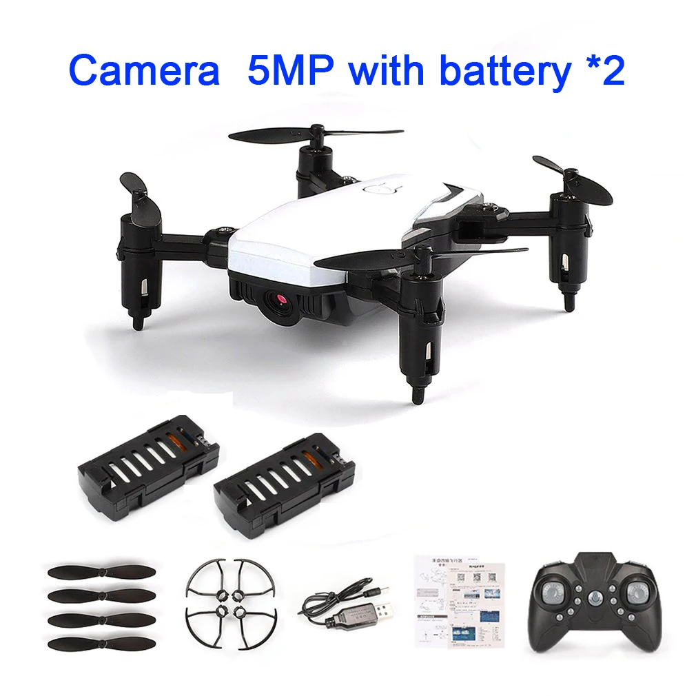 LF60 1080P Мини-Дрон с HD камерой Дрон с режимом удержания высоты RC Квадрокоптер RTF WiFi FPV складной Вертолет VS S9HW T10 E61 Дрон - Цвет: SET 18
