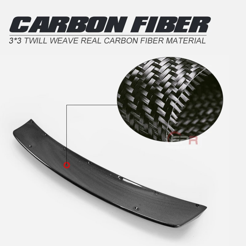 PD Style Wide Body Carbon Fiber Duckbill Spoiler Glossy Finish Trunk Splitter Lip Fibre Wing Drift Kit Trim Fit For BMW E92 M3 | Автомобили