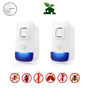 

Indoor Enhanced Version Mosquito Insect Repeller Rat Mouse Cockroach Pest Reject Repellent Killer Electronic Ultrasonic Anti