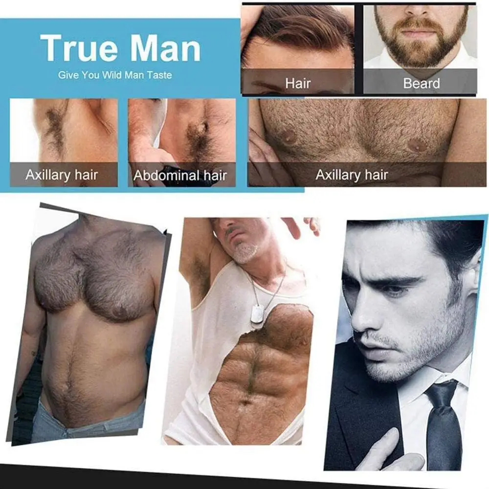 Beard Growth Oil Activator Serum Balm + Derma Pen Roller - Image 3