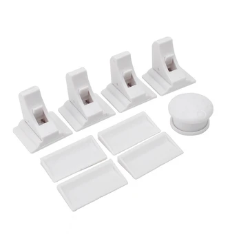 

Magnetic Children Safe Lock Baby Security Cabinet Drawer Door Lock Kids Wardrobe Invisible Lock