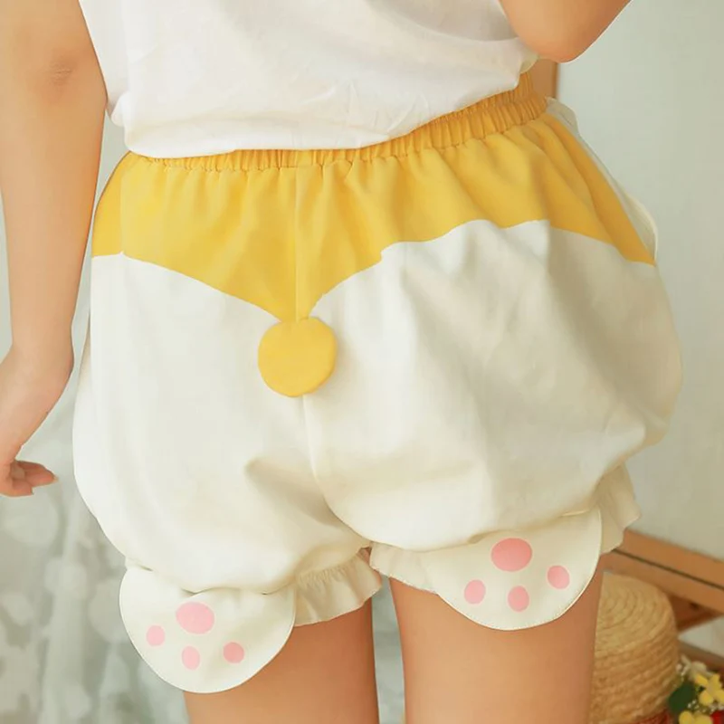 Szblaze женские корги пемброк забавные попки тыквы шаровары шорты брюки Kawaii Милые безопасности короткие брюки для девочек