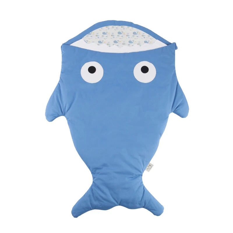 Детский спальный мешок INSULAR Shark с детской подушкой|shark baby sleeping bag|baby bagbaby sleep |