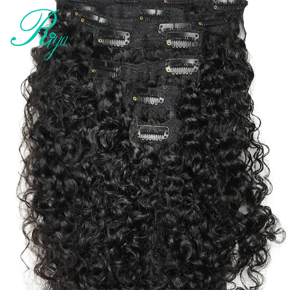 Clip In Brazilian Curly Extensions 1