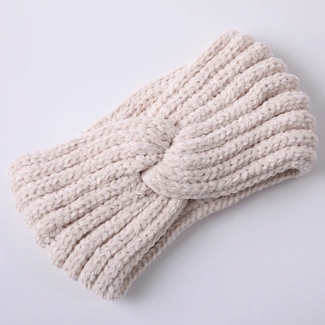 MOLANS Winter Warm Headband  Woolen Knitting Headbands Wool Knitted Elastic Headband Headwear Girls Hair Band Hair Accessories LA3479-B