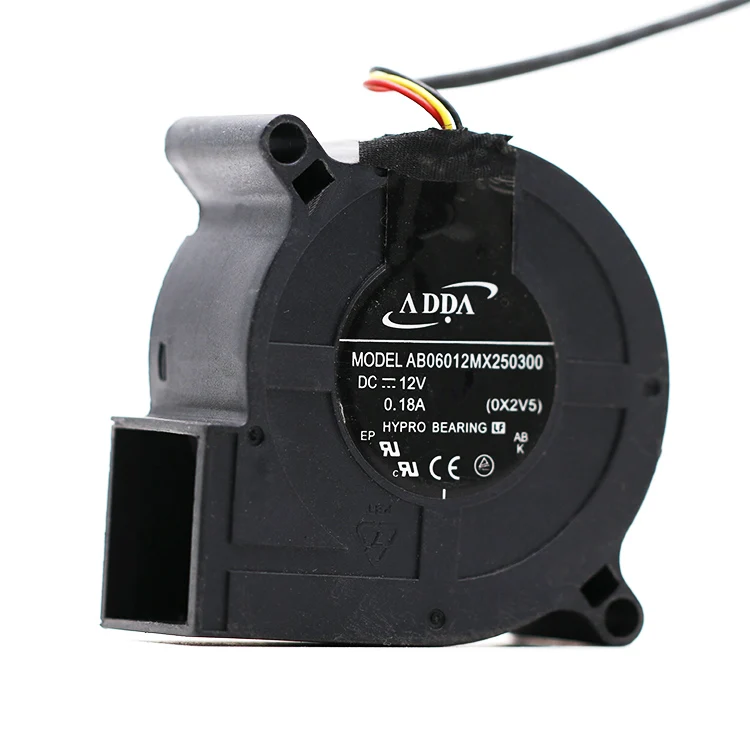 Для ADDA AB06012MX250300 DC 12 В 0.18A 60x60x25 мм Сервер Вентилятор проектора Вентилятор охлаждения