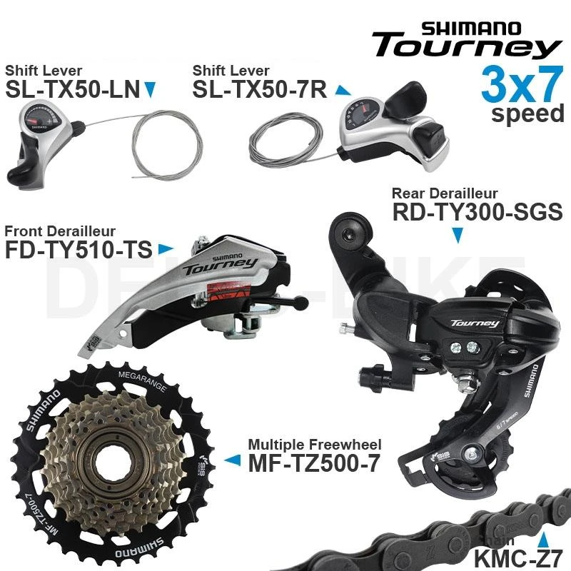 shimano tourney group set price