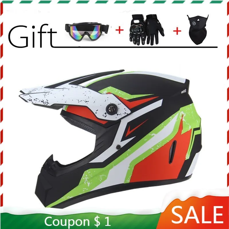 Шлем на все лицо для мотоцикла защитный козырек Casco Moto Hombre оригинальное лобовое