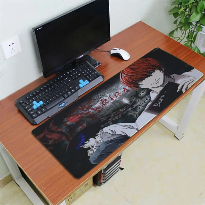 Lock Edge 40X90cm Высокое качество, коврик для клавиатуры с надписью "Death Note", резиновый коврик для игровой мыши, Настольный коврик,, большой коврик для мыши, коврик для клавиатуры - Цвет: Lock Edge 40X90cm