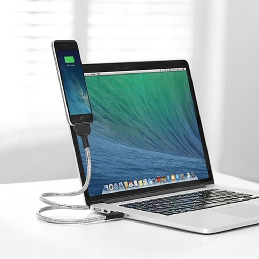 Usb кабель для зарядки данных 2 в 1 ленивый кронштейн форма ладони зарядное устройство Шнур подставка Док-станция гибкий для Lightning/Micro USB/type C порт