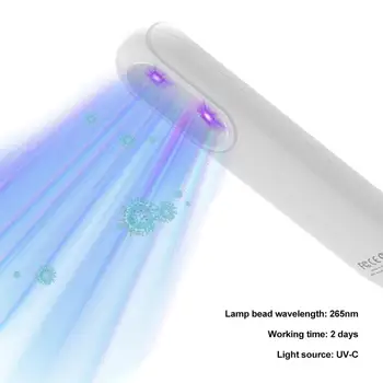 

MINI New Handheld UV Sterilizer Lamp Portable UV Germicidal Vehicle Sterilization Small Household Disinfection Stick
