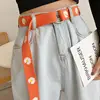 New Fashion Women Canvas Belts Daisy Double D Ring Buckle Long Waist Strap Harajuku Jeans Dress Casual Female Student Belt ► Photo 2/6