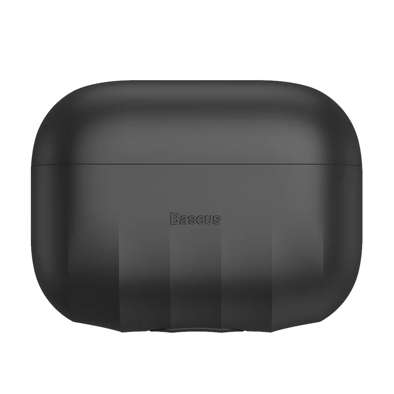 Силиконовый чехол Baseus для Airpods Airpod Pro 3 гелевый Роскошный милый защитный чехол для Apple Air Pods Pod Pro Чехол для кожи Fundas - Цвет: Black
