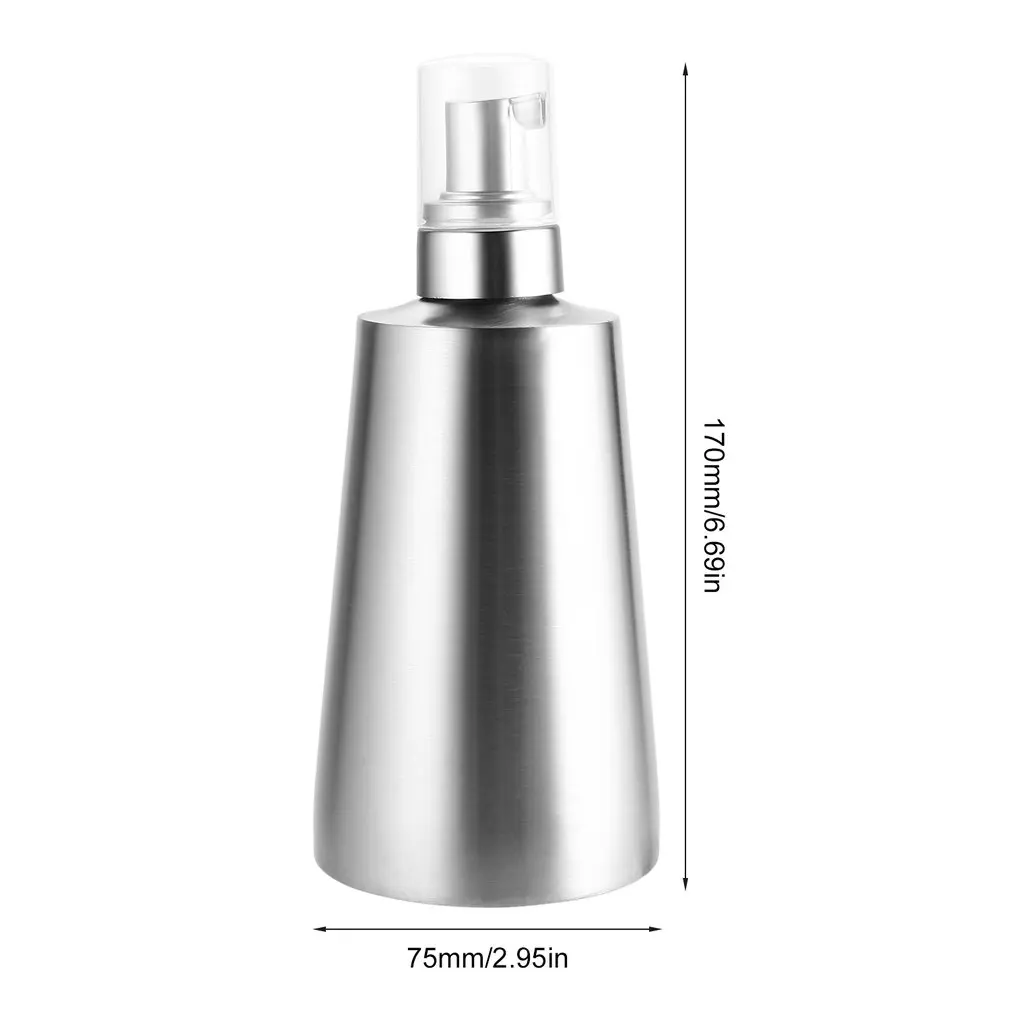 Stainless Steel Countertop Foaming Soap Dispenser Pump Head Bottle Foaming Liquid Bathroom Soap Dispenser Dropshipping