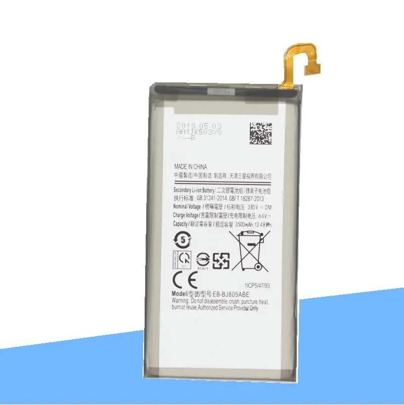 ISkyamS 5x3500 mAh Замена батареи EB-BJ805ABE для samsung Galaxy A6 Plus Galaxy J805 батареи