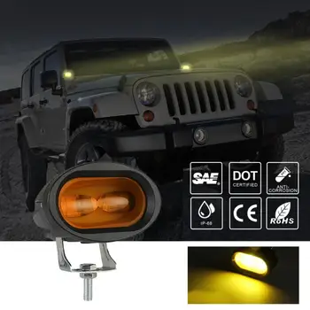 

4 Inch 20W LED Work Light 6D Lens Car Driving Fog Spot Light Oval Offroad LED Work Lamp Truck SUV ATV Spotlight