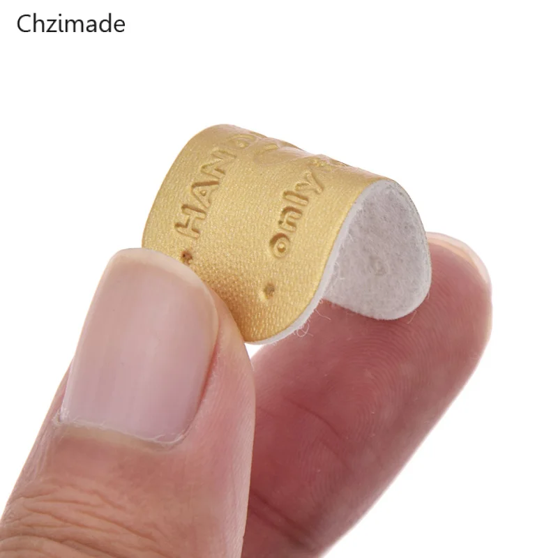 Chzimade 10/30/48 шт ручной работы с «любящее сердце» кожа лейблы ярлыки для одежды швейный Швейное Ремесло «сделай сам»
