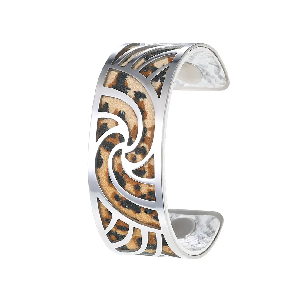 Кремо крученый браслет браслеты Femme Manchette Bijoux нержавеющая сталь Argent высокое качество элегантный браслет Pulseiras