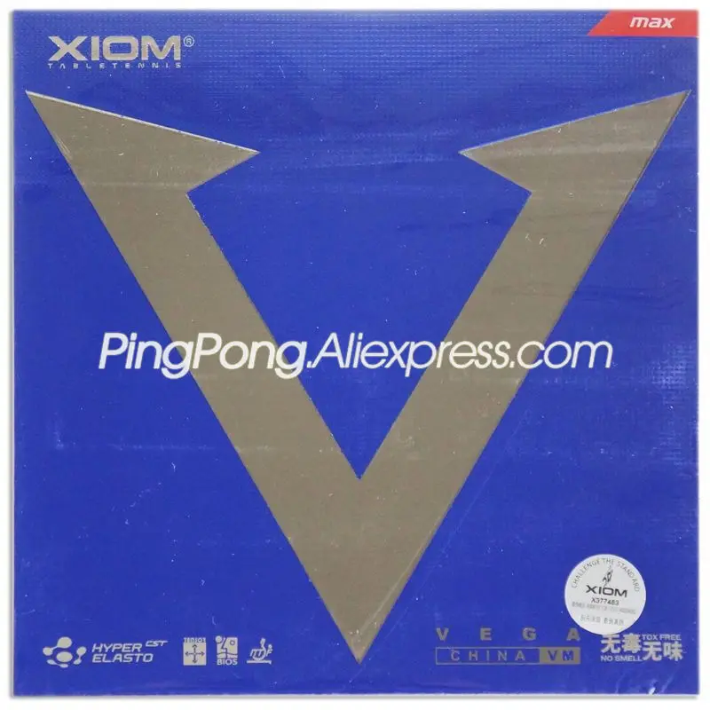 XIOM VEGA китайская резиновая оригинальная губка для пинг понга|pimple|china dragonchina mural |