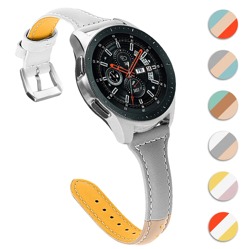 Ремешок для часов samsung Galaxy часы для Amazfit Смарт часы кожаный ремешок для Garmin браслет для samsung Galaxy ремешок для часов