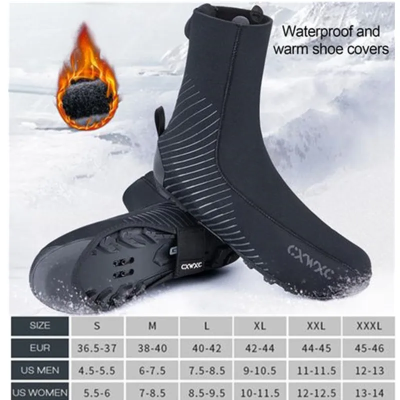 Cycling Shoes Cycling Shoe Covers Cycling Boots Shoe Cover MTB Waterproof Warm Shoe Protector Windproof Outdoor Riding Thick Overshoes Boot Covers Rainproof for cycling shoes,cycling shoe covers