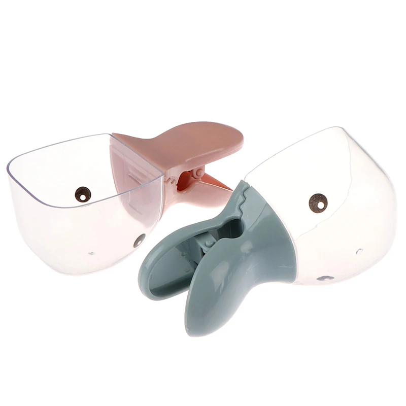 Multifunction Durable Duck Mouth Shaped Measuring Cup Cat Dog Feeding Clip Spoon
