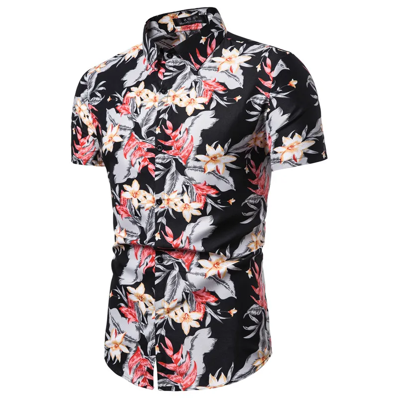 Мужская Повседневная рубашка LONGHENG с длинными рукавами Модная приталенная