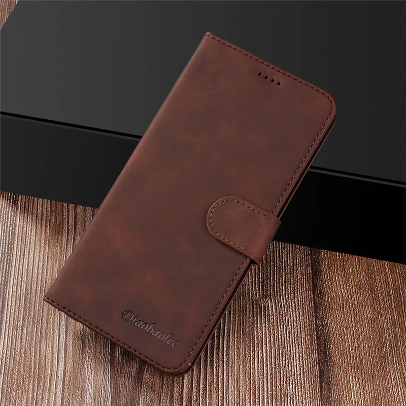 Чехол-книжка для samsung Galaxy S10, чехол-кошелек для телефона samsung Galaxy S10 Plus, чехол-бумажник для Galaxy S10E S10 5G - Цвет: Brown